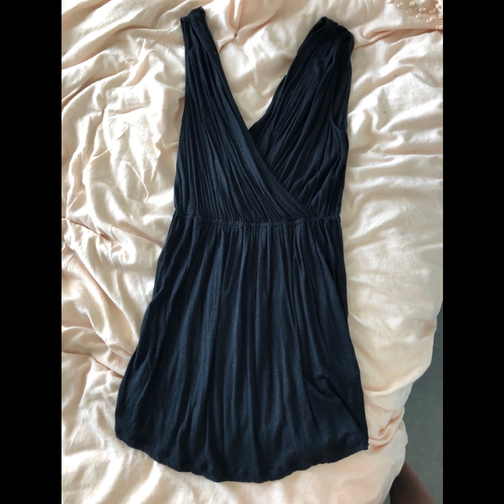 Joie black mini dress